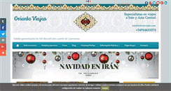 Desktop Screenshot of orienteviajes.com