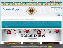 Tablet Screenshot of orienteviajes.com